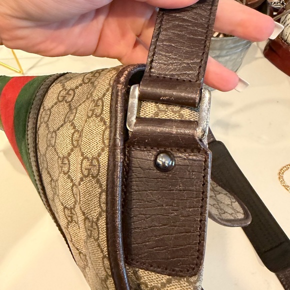 Gucci Beige and Brown Unisex Messenger Bag Authentic Paper! - Picture 8 of 15